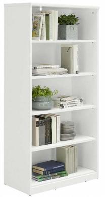 Pastatoma lentyna Easy, balta, 72 cm x 36 cm x 148 cm