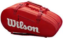 Tenisa soma Wilson Super Tour 3 Compartment Bag Red, sarkana krās.