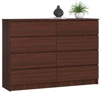 Stalčių blokai Akord K140 8SZ, ruda sp., 99 cm x 138 cm x 40 cm