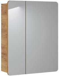 Pakabinama vonios spintelė su veidrodžiu Hakano Arcade, ąžuolo sp., 16 cm x 60 cm x 75 cm