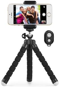 Trikojis stovas Imaisen Flexible Mini Tripod with Remote Control 9311998645021, juoda sp.