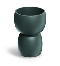 Gėlių vazonas Prosperplast DUALA ROUND TDR30-107GR, plastikinis, Ø 30 cm, pilka sp.