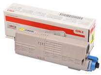 Тонер Oki C532 MC573, желтый цв.