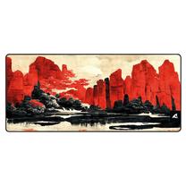 Pelės kilimėlis Sharkoon SGP30 XXL D3, 90 cm x 40 cm x 0.25 cm, juoda sp./raudona sp.