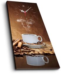 Laikrodis - paveikslas Wallity Canvas 3070CS-26, ruda sp., 30 cm x 70 cm