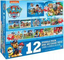 Dėlionė 12in1 Spin Master Paw Patrol 12 In 1, 25 cm x 31 cm, 560 vnt., įvairių spalvų