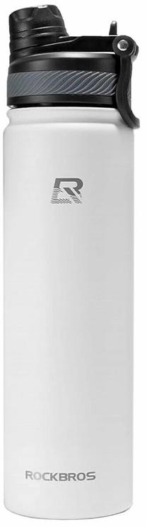 Termopudele RockBros, balta krās., nerūsējošais tērauds, 0.65 l