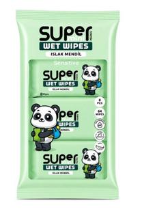 Mitrās salvetes Doyfresh SMWW Panda, 1 sl, 8 gab.