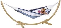 Šūpuļtīkls Amazonas Apollo Set AZ-6010120, zila krās./balta krās., 210 cm