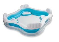 Baseins, piepūšams/bērnu Intex Family Lounge 56475NP, zila krās./balta krās., 229 x 66 cm