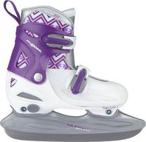Dailiojo čiuožimo pačiūžos Nijdam ZigZag, balta sp./violetinė sp., 38 - 41