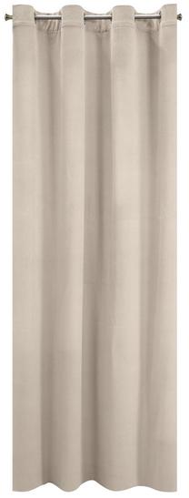 Naktinė užuolaida ZKEY-01 Milo, smėlio sp., 140 cm x 250 cm