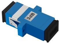 Оптический аттенюатор Qoltec SingleMode SC/UPC - SC/UPC, синий цв./черный цв.