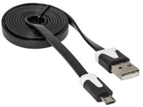 Laidas Defender, Micro USB/USB 2.0 Type A, juoda sp.