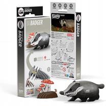 3D dėlionė Badger, 23 cm x 8 cm, 35 vnt., pilka sp.