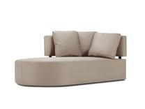 Lauko sofa Calme Jardin Barts CAL_CHL_102_F1_BARTS3, smėlio sp., kairinė, 102 cm x 190 cm x 85 cm