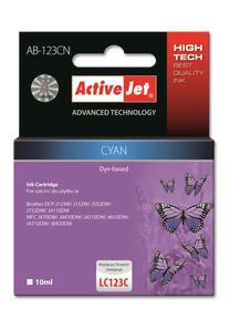 Rašalinio spausdintuvo kasetė ActiveJet Supreme ACJ AB-123CN Brother LC123C, mėlyna sp., 10 ml