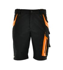 Darba šorti Sara Workwear 11-000272-27, melna krās./oranža krās., XL izmērs
