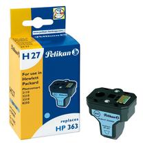 Rašalinio spausdintuvo kasetė Pelikan H27, žalsvai mėlyna (cyan) sp., 5.5 ml