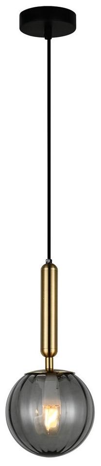 Valgusti rippuv Italux Ravena PND-2324-1, E27, 1 x 5 W, hall v. / pronks v., 15 x 15 cm