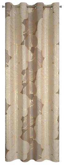 Nakts aizkari ZKPF-01, zelta krās./bēša krās., 140 cm x 250 cm