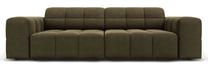 Sofa Micadoni Home Jennifer Velvet, žalia sp., 204 x 102 cm x 70 cm
