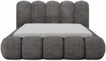 Lova dvigulė Oloroso Plush Avexin 05, 180 x 200 cm, tamsiai pilka sp., be čiužinio, su grotelėmis