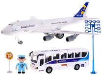 Žaislinis lėktuvas Airplane And Airport Bus 1790