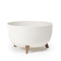 Gėlių vazonas ant kojelių Lamela Roma 882-74, plastikinis, Ø 47 cm, kreminė sp.