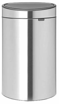 Šiukšliadėžė Brabantia Touch, plieno sp., 40 l, 72.7 cm x 43.5 cm