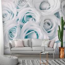 Fototapete Artgeist Satin Rose (Turquoise) XLFT1782SAM, 175 cm x 245 cm