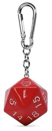Atslēgu piekariņš Pyramid International Strangers Things D20, sarkana krās.