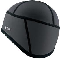 Zemķiveres cepure Uvex Bike Cap, melna krās./pelēka krās., S/M