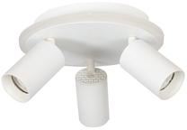 Valgusti lagi Light Prestige Parma WH LP-0612/3C Round, GU10, 3000 - 6000 °K, 3, kuldne v./valge v. / valge v.