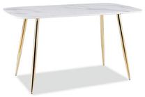 Stalas Modern Ceres, aukso sp., 140 cm x 80 cm x 75 cm