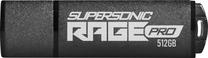 USB atmintinė Patriot Supersonic Rage Pro 3.2, juoda sp., 512 GB