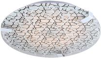 Valgusti lagi Candellux Fiera 14-30436, E27, 3 x 50 W, valge v./must v. / hõbe v., 40 x 40 cm