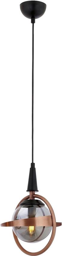 Valgusti rippuv Opviq AV-1899-1BSY 301AUR1350, E14, 1 x 40 W, vask v./must v. / must v.