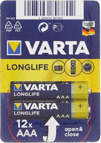 Батареи Varta Longlife, AAA, 1.5 В
