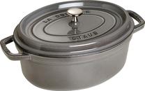 Kepimo forma su dangčiu Staub La Cocotte, grafito sp., 34 cm x 27 cm, 3.2 l