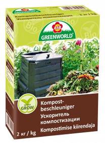 Kompostavimo priemonė ASB Greenworld, granuliuotos, 2 kg