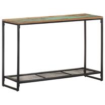 Konsoles galds VLX 320248, brūna krās./melna krās., 110 cm x 35 cm x 75 cm
