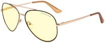 Apsauginiai akiniai Gunnar Maverick Amber Glass Black/Gold