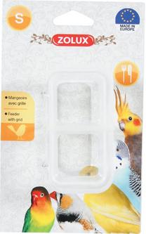 Ēdiena trauks Zolux Feeder With Grid, 9.2 cm x 5 cm x 3.5 cm