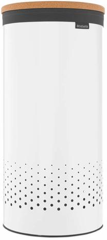 Veļas kaste Brabantia, 35 l, balta krās., 30 cm x 30 cm x 63.5 cm