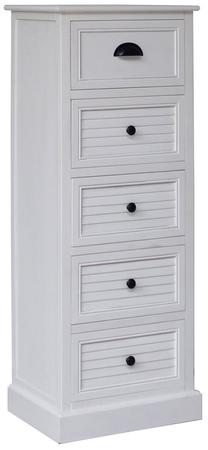 Комод Home4you Meldon 89134, белый цв., 116.5 см x 35 см x 45 см