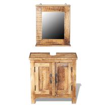Комплект мебели для ванной комнаты VLX 243462, коричневый цв., 30 см x 60 см x 60 см
