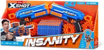 Rotaļu ierocis ar lodēm, komplekts Zuru X-Shot Insanity 36642 Zila krās./Oranža krās.