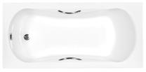 Vonia, įmontuojama Besco Aria ProSafe 140, 138 cm x 70 cm x 34 cm, stačiakampis, balta sp.