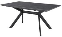 Stalas išskleidžiamas Eddy 2, juoda sp., 160 - 220 cm x 90 cm x 76 cm